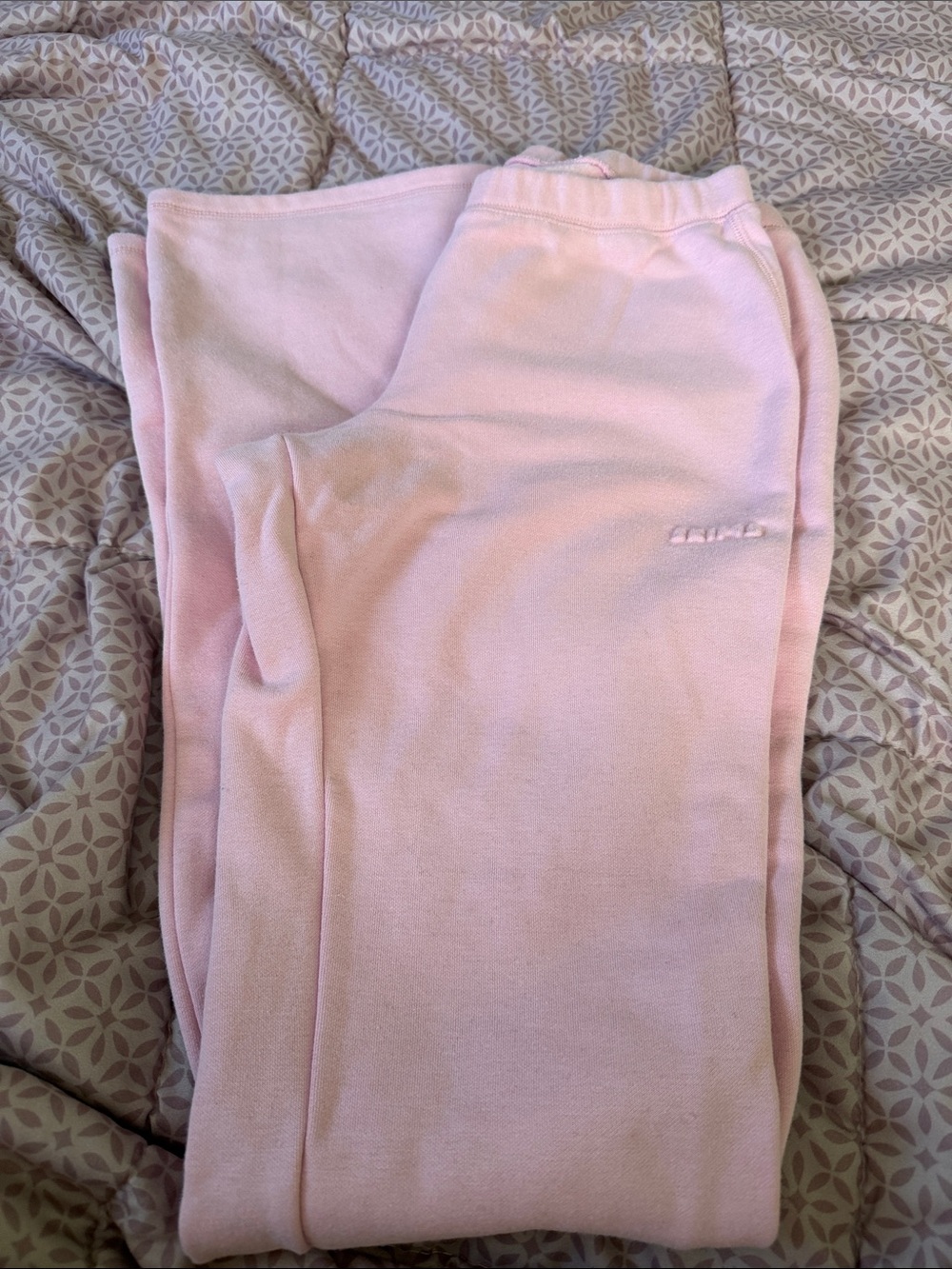 SKIMS Light Pink Track Joggers